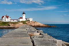 Eastern Point Lighthouse View from Jetty